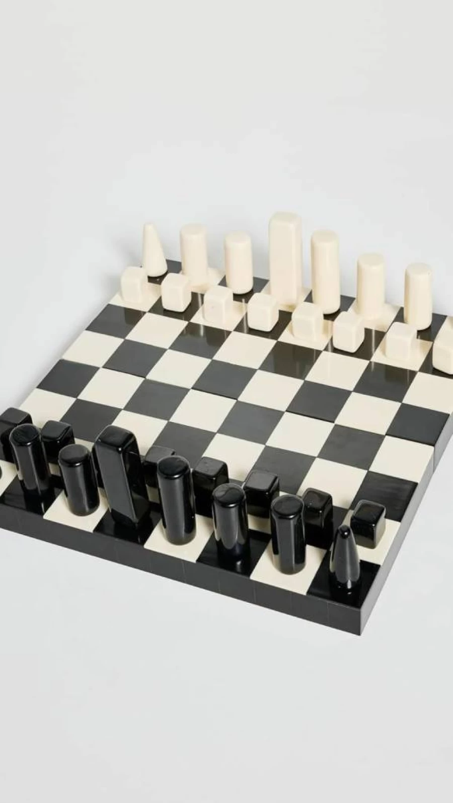 Tizo Design Women's Handcrafted Horn/Bone Chess Set - Elegant Luxury Board Game for Women