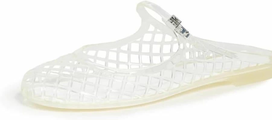 Tory Burch Women's Mellow Mary Jane Jelly Flats - Comfortable & Stylish Ballet Flat Shoes for Women