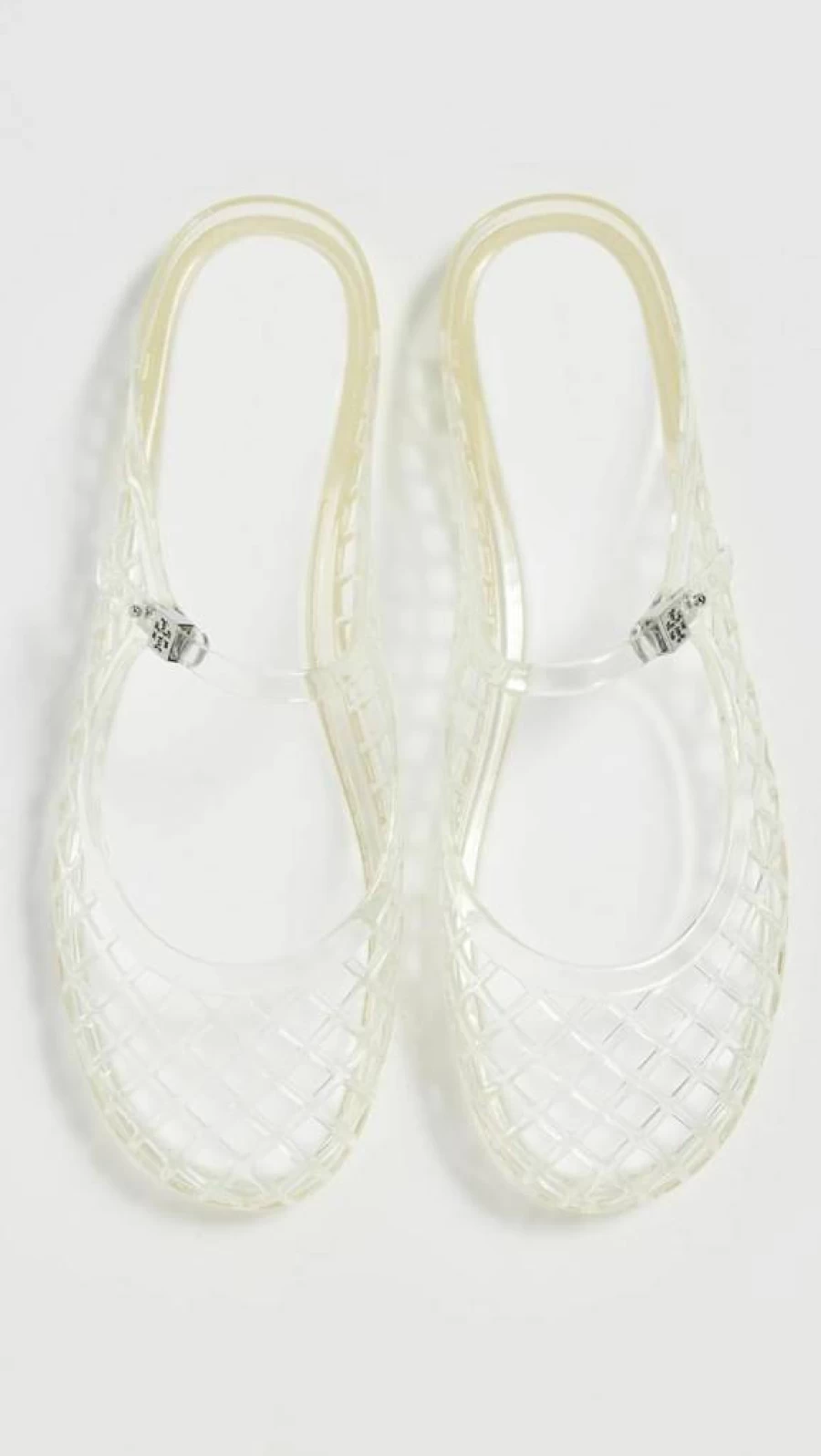 Tory Burch Women's Mellow Mary Jane Jelly Flats - Comfortable & Stylish Ballet Flat Shoes for Women