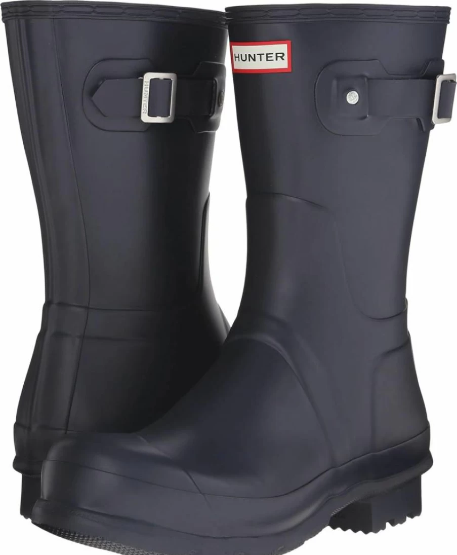 Hunter Men's Original Short Rain Boots - Waterproof Outdoor Footwear for Men
