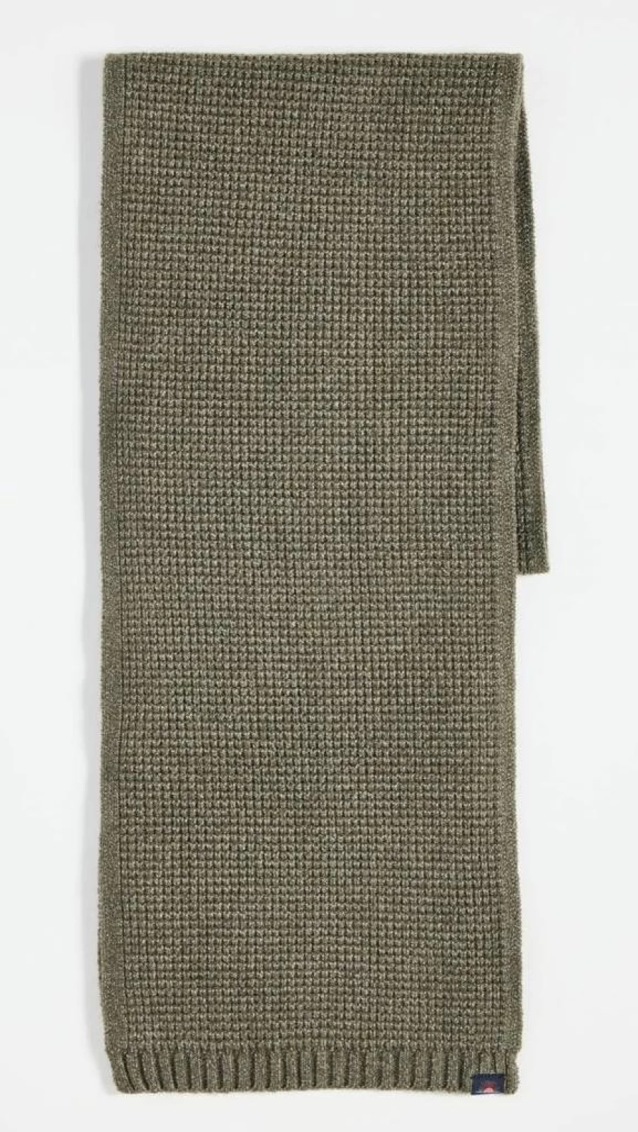 Faherty Men's Jackson Waffle Knit Scarf - Soft Winter Accessory for Men