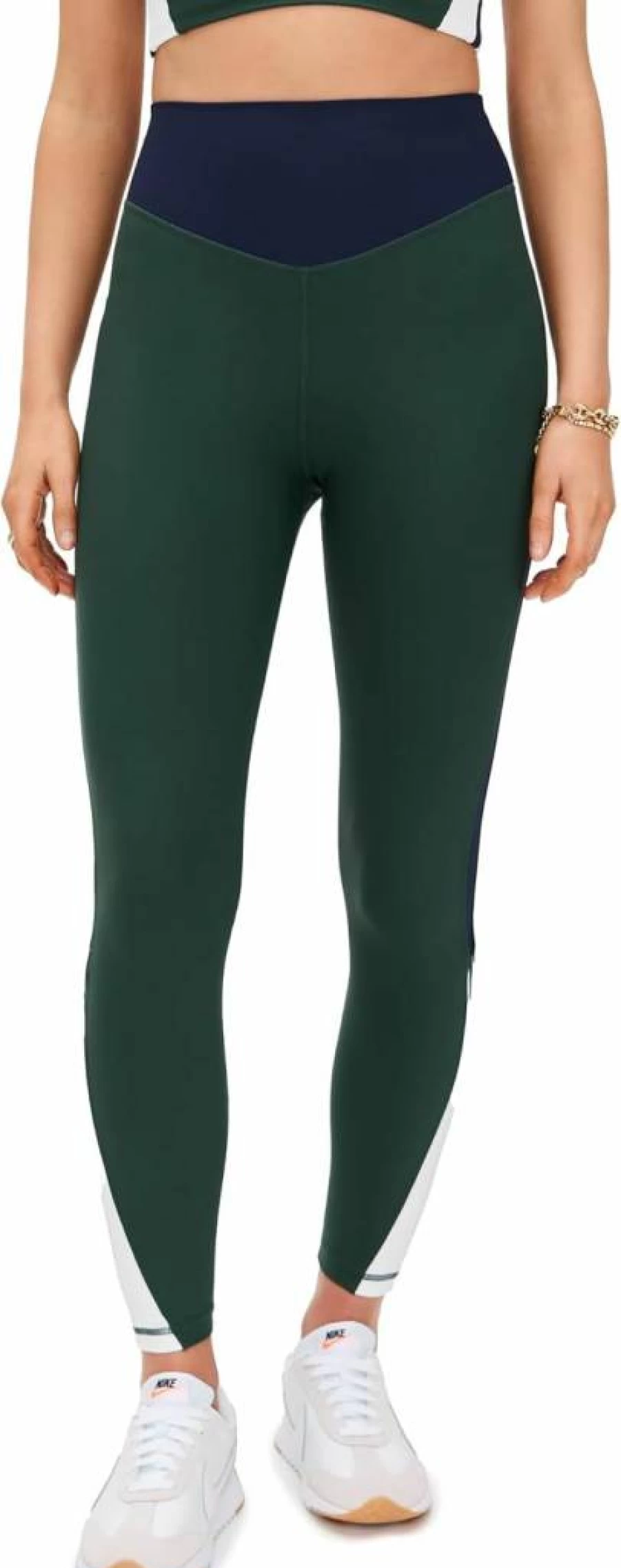 The Upside Women's Playoff High Waist Midi Pants - 25" Athletic Casual Trousers