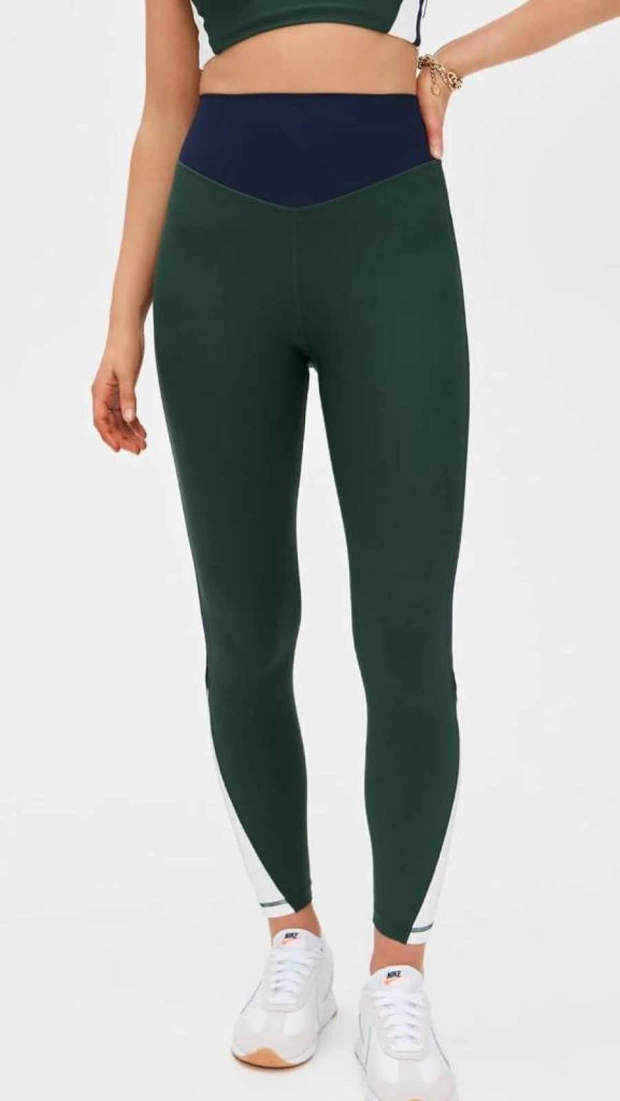 The Upside Women's Playoff High Waist Midi Pants - 25" Athletic Casual Trousers