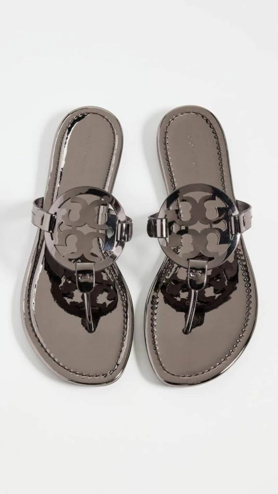 Tory Burch Women's Miller Slide Sandals - Comfortable Summer Leather Flip Flops with Logo Detail