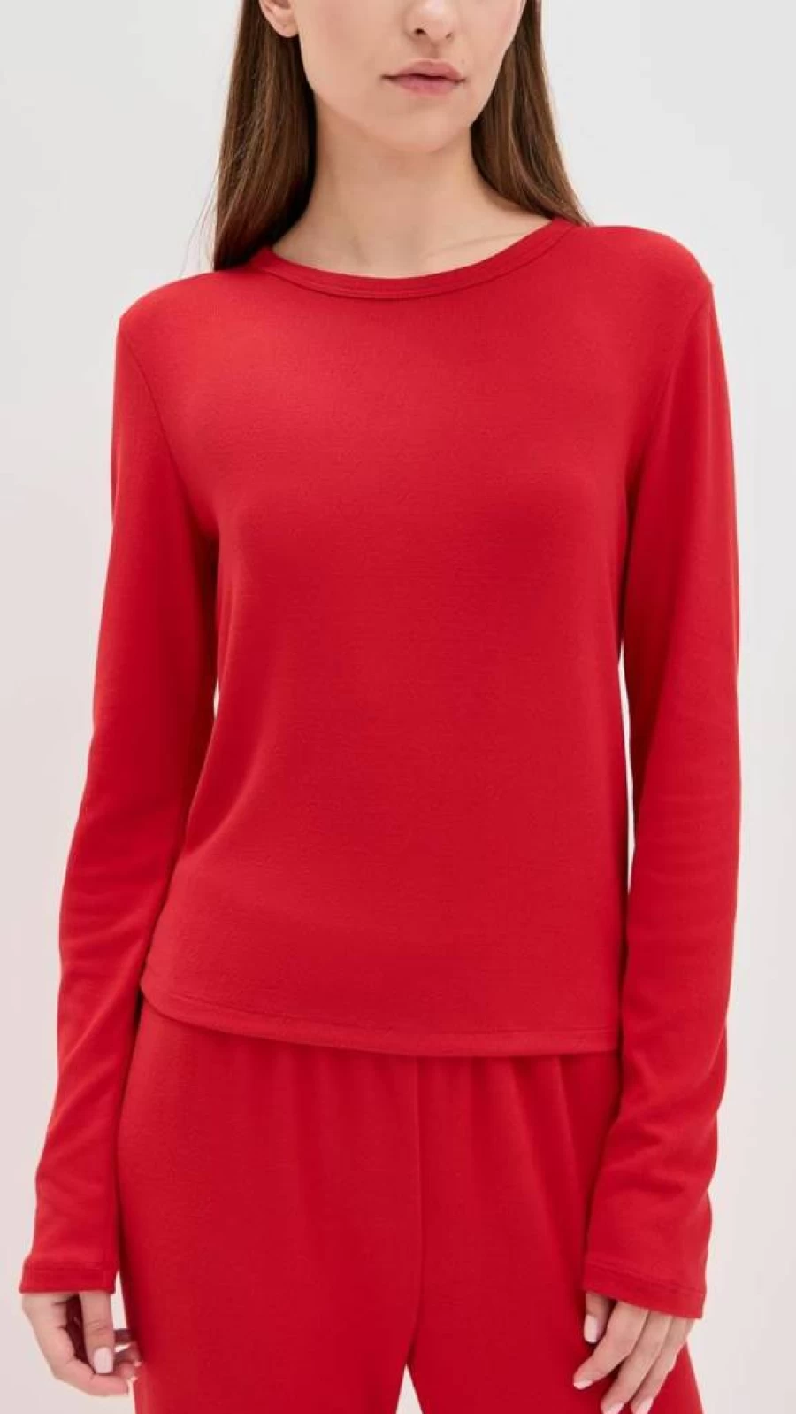 Z SUPPLY Women's Maison Pointelle Knit Top - Soft Crewneck Sweater Casual Long Sleeve Shirt