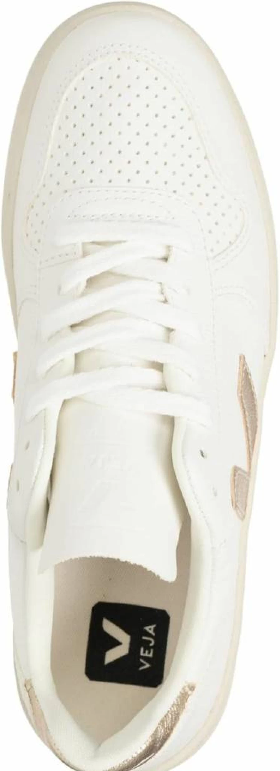 Veja Women's V-10 Sneakers - Sustainable Leather Vegan White Eco-Friendly Fashion Shoes