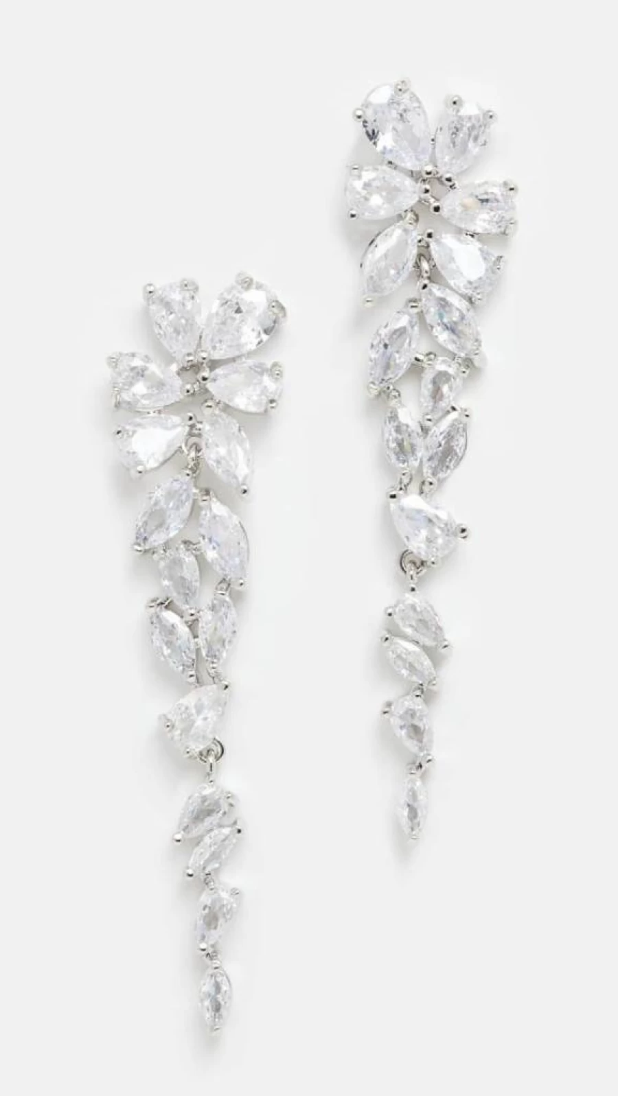 SHASHI Women's Estelle Hoop Earrings - Sterling Silver Dangle Earrings for Women