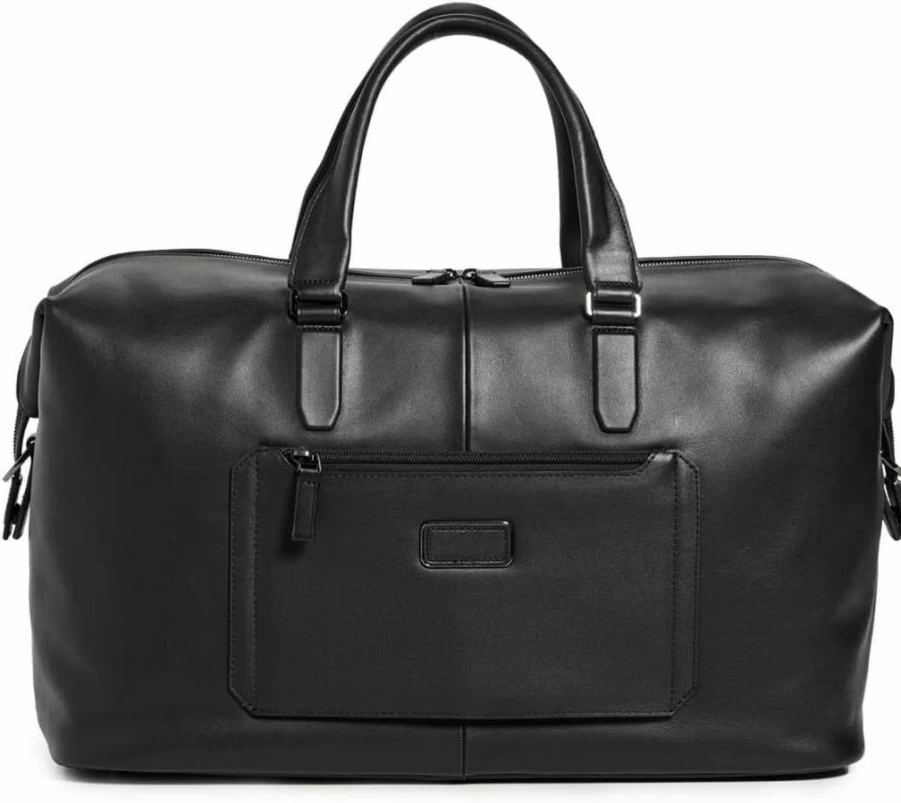 TUMI Men's Nelson Duffel Bag - Black Bombe Carry-On Travel Duffle for Business & Gym