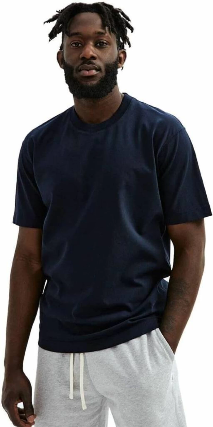 Reigning Champ Men's Mid-Weight Jersey T-Shirt - Premium Cotton Crewneck Tee
