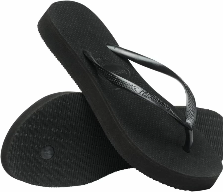 Havaianas Women's Slim Flip Flops - Lightweight Comfortable Sandals with Flatform Sole