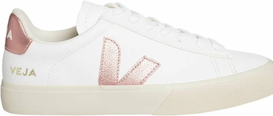 Veja Women's Campo Leather Sneakers in Black & White | Sustainable Eco-Friendly Fashion