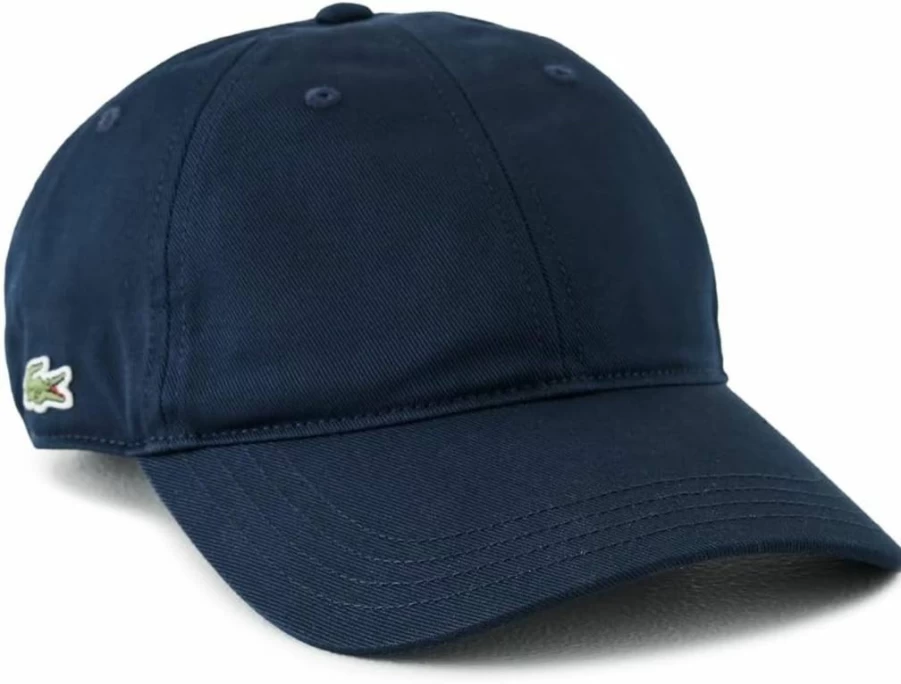 Lacoste Men's Classic Cotton Baseball Cap with Crocodile Logo
