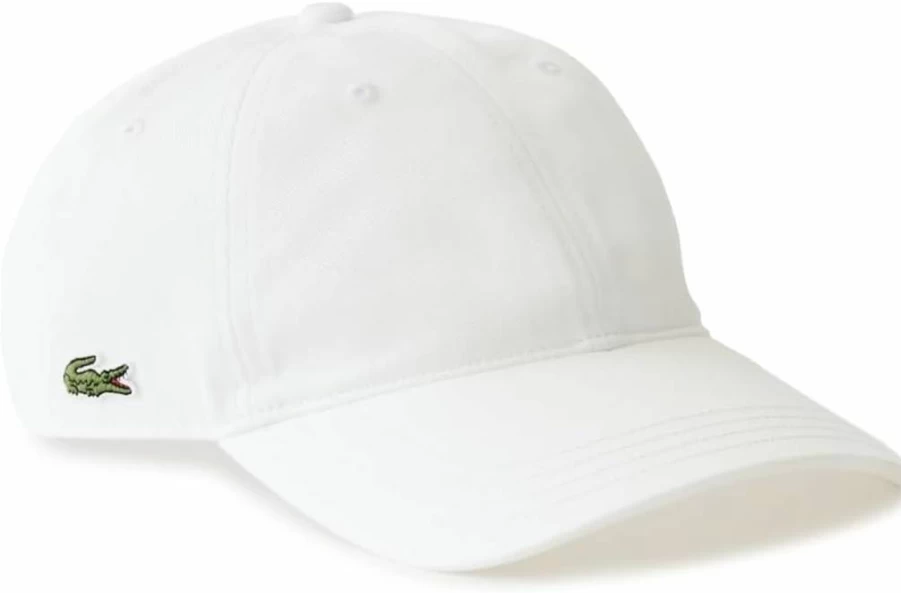 Lacoste Men's Organic Cotton Twill Cap with Side Logo - Classic Adjustable Baseball Hat