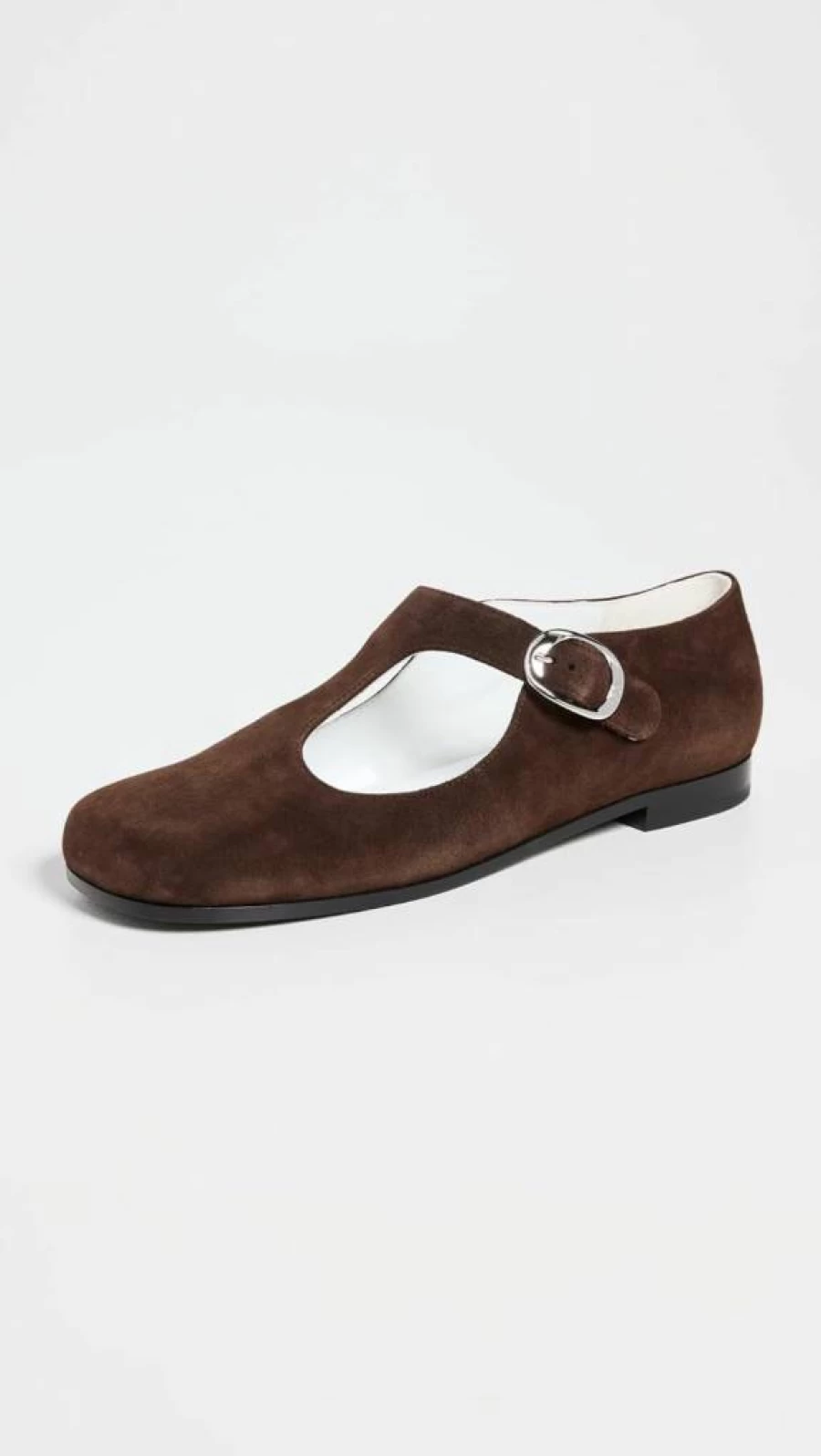 Tory Burch Women's Violet T-Strap Ballet Flats | Comfortable Leather Slip-On Shoes for Women