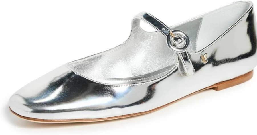 Larroude Women's Blair Ballet Flats - Comfortable Leather Flat Shoes for Women