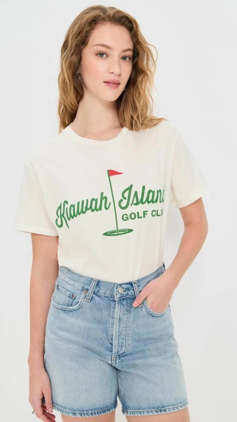 Original Retro Brand Women's Kiawah Island Golf Club Vintage Style T-Shirt