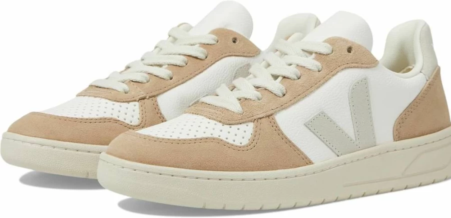 Veja V-90 Men's Extra White Leather Sneakers | Sustainable Vegan Eco-Friendly Shoes
