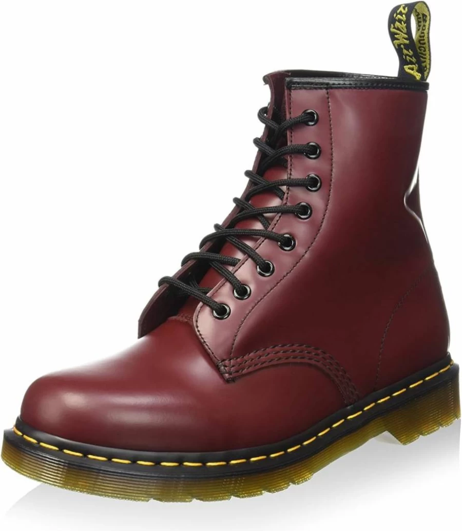 Dr. Martens 1460 Men's Classic 8-Eye Boots - Iconic Leather Combat Boots for Men