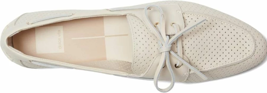 Dolce Vita Women's Lakin Loafers Comfortable Slip-On Flat Shoes Casual Leather Slip-On Flats for Women