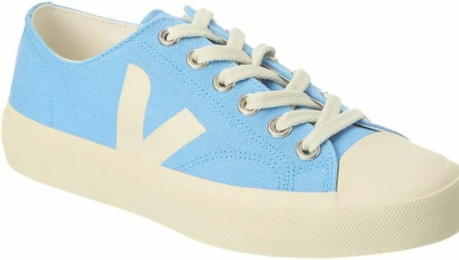 Veja Women's Wata II Low-Top Denim Sneakers – Sustainable Vegan Eco-Friendly Shoes