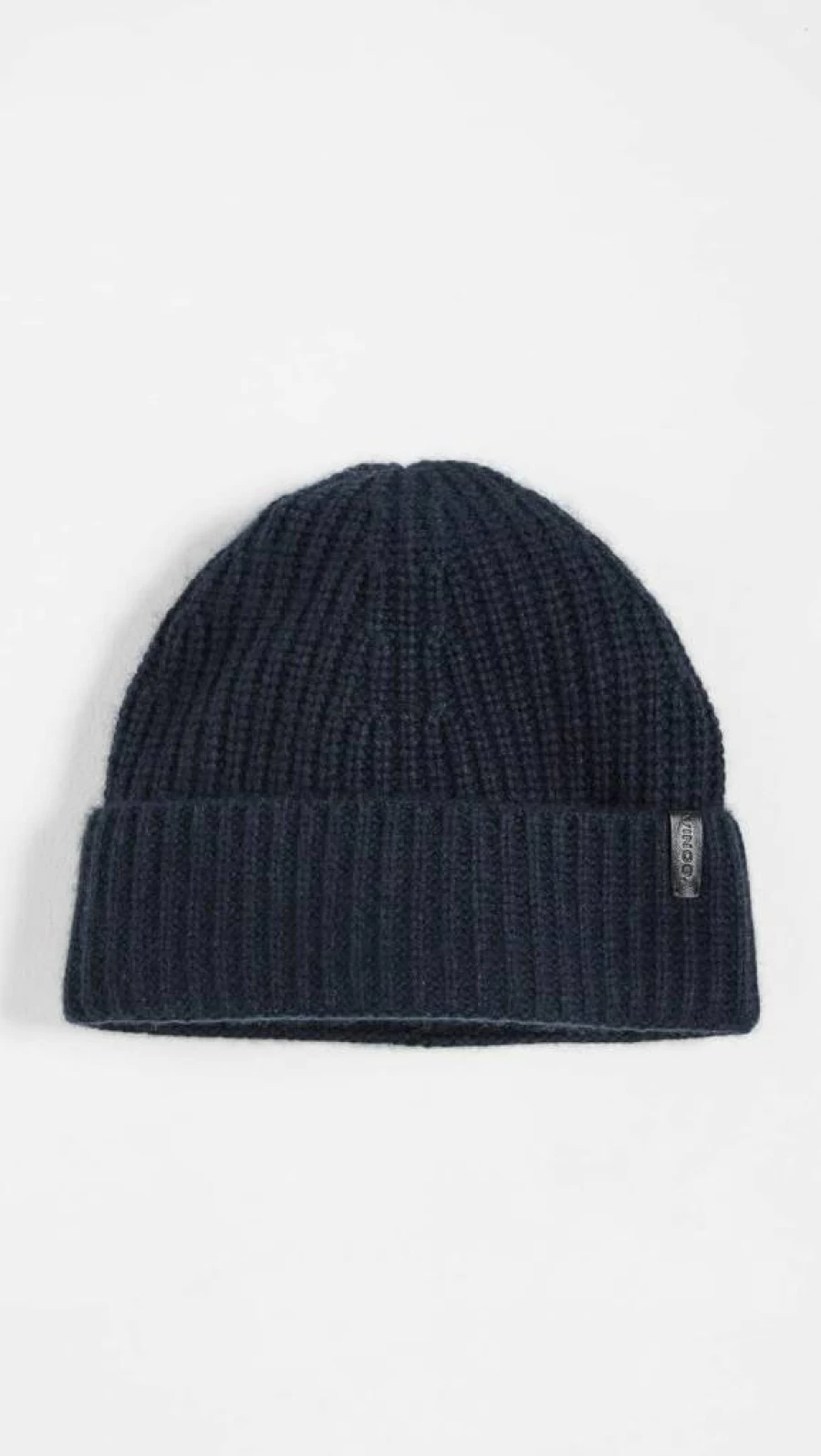 Vince Men's Luxury Cashmere Blend Beanie - Soft Winter Knit Hat for Men