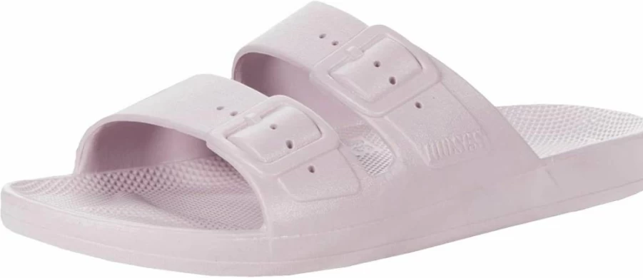 Freedom Moses Women's Two-Band Slide Sandals | Comfortable & Stylish Summer Footwear