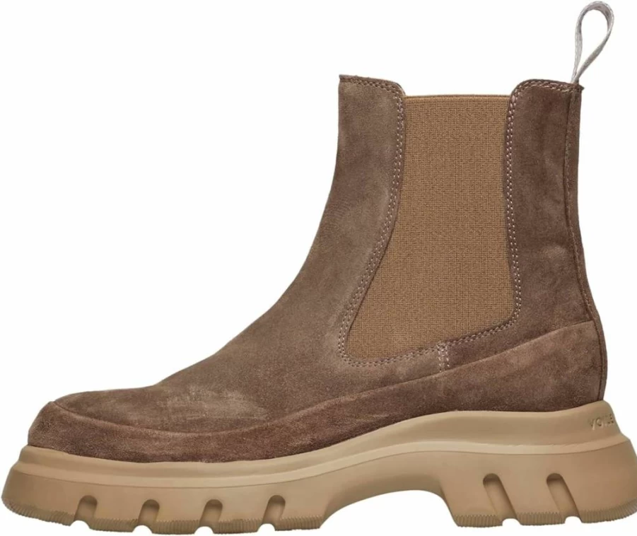 VOILE BLANCHE Women's Chelsea Boots with Twilly Detail - Stylish Ankle Boots for Women