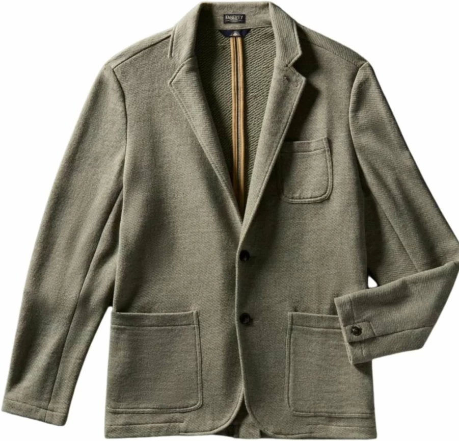 Faherty Men's Inlet Knit Blazer - Lightweight Casual Sport Coat for Men