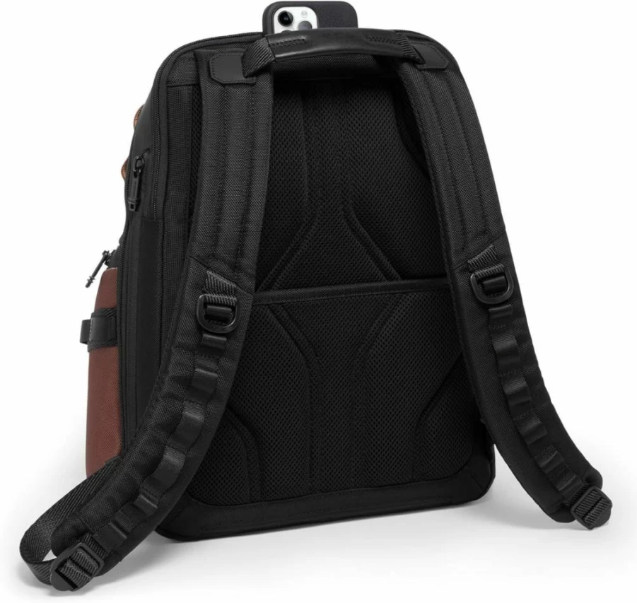 TUMI Alpha Bravo Navigation Backpack - Durable 15" Laptop Travel Backpack for Men & Women, 16 x 14 x 7.3 Inch Water-Resistant Work Backpack with USB Port, Business Carry-On Backpack