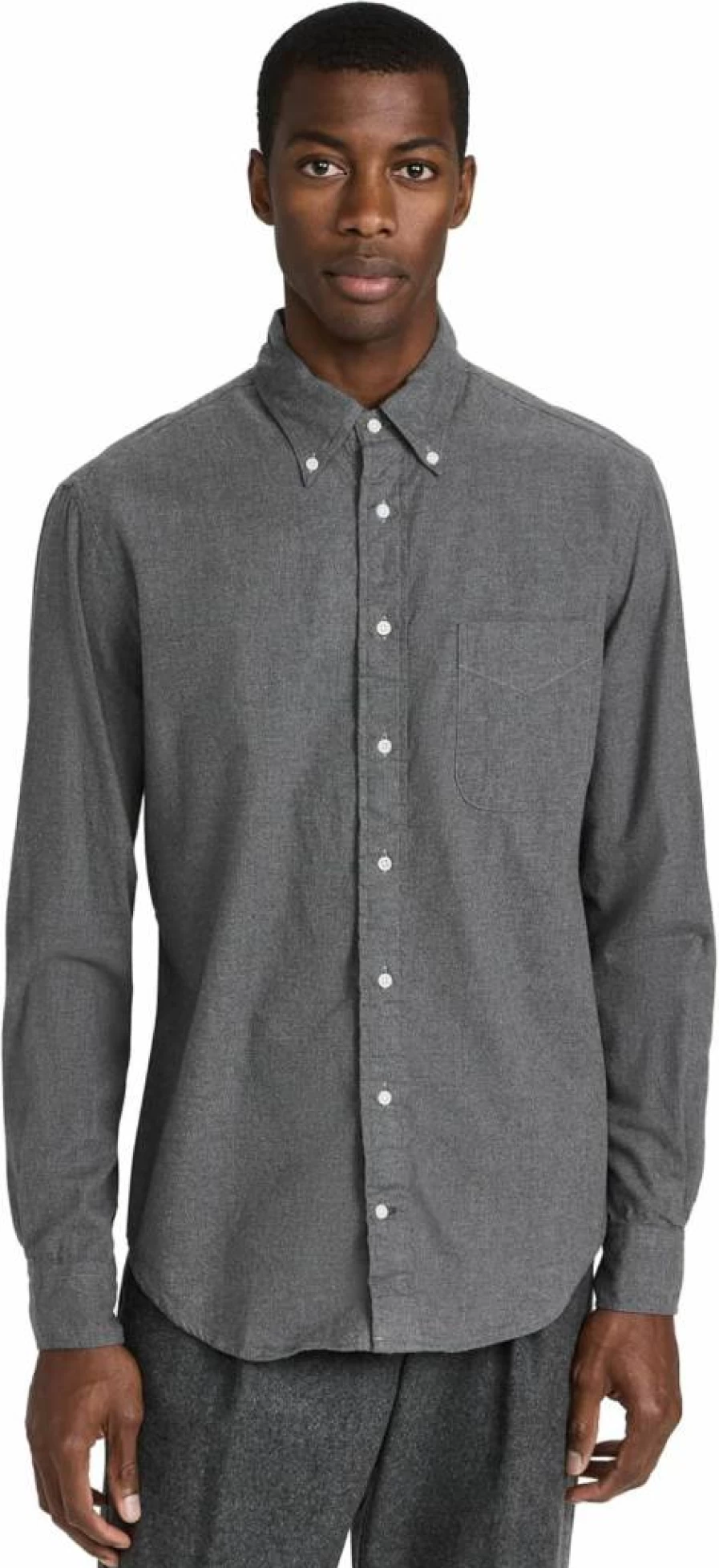 Gitman Bros Men's Classic Flannel Shirt - 100% Cotton Vintage Button-Up