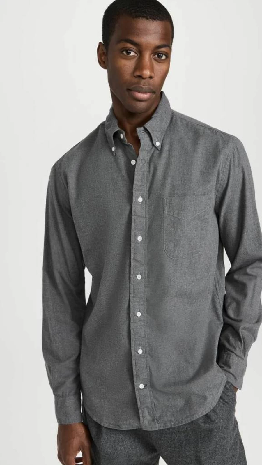 Gitman Bros Men's Classic Flannel Shirt - 100% Cotton Vintage Button-Up