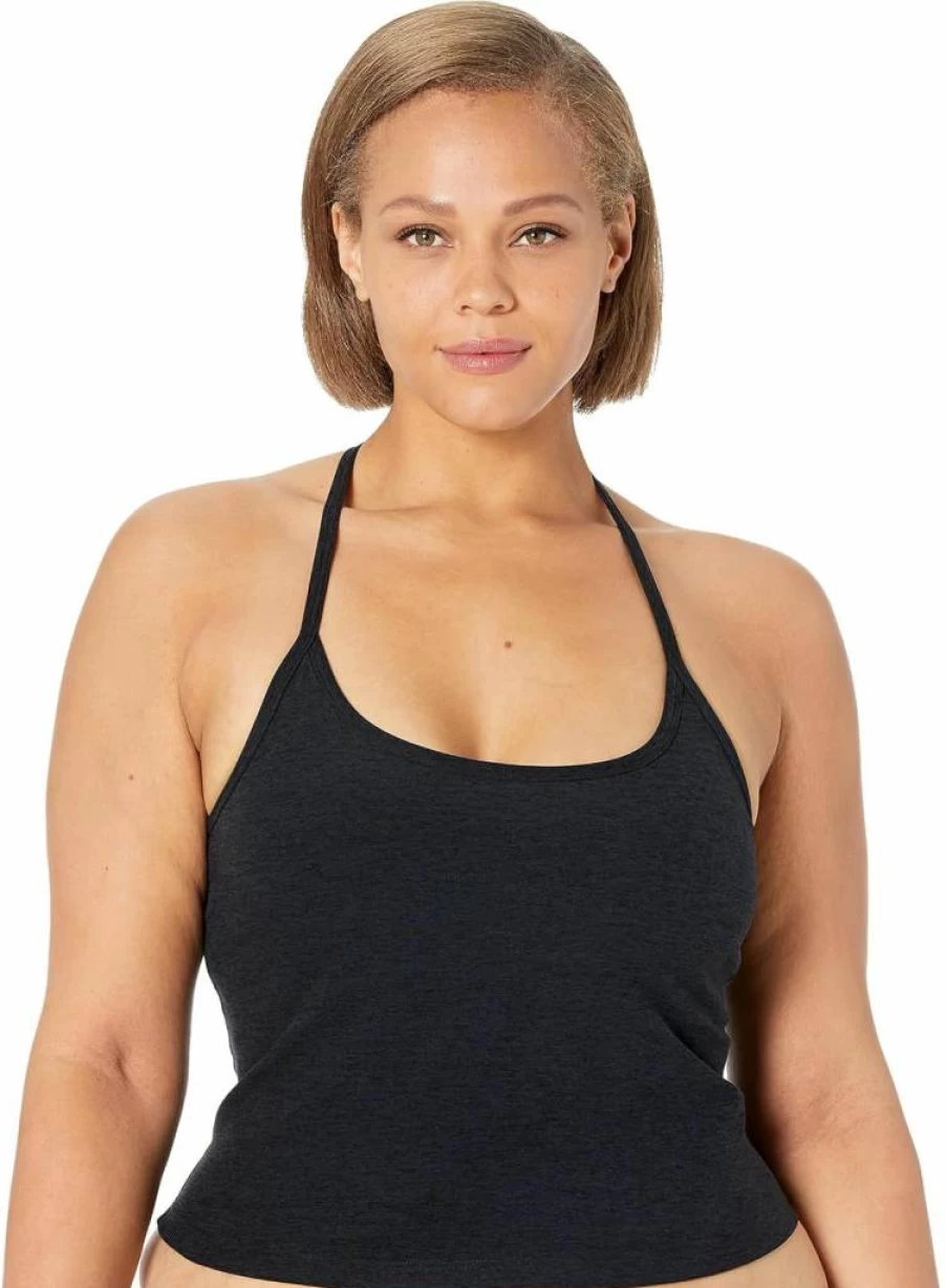 Beyond Yoga Women's Spacedye Slim Fit Cropped Racerback Tank Top for Yoga & Workouts