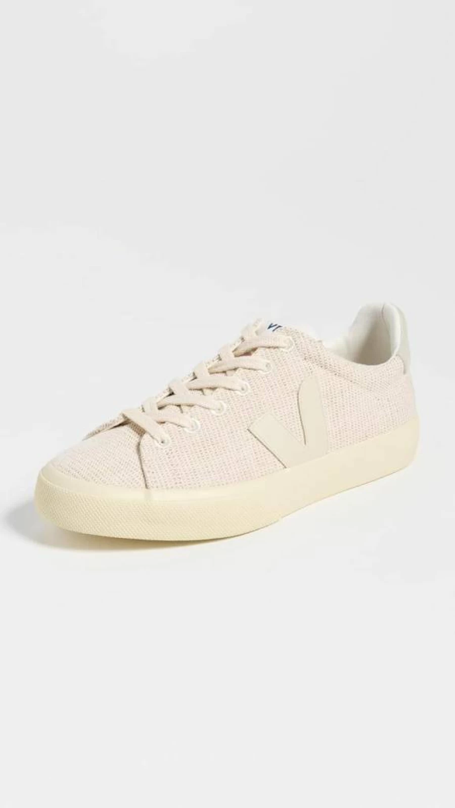 Veja Women's Campo Mesh Sneakers | Lightweight Sustainable White Leather Tennis Shoes | Eco-Friendly Fashion Footwear