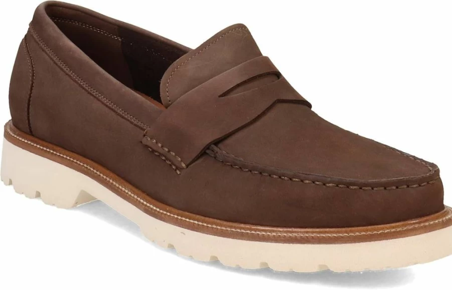 Cole Haan Men's American Classics Penny Loafers - Genuine Leather Slip-On Dress Shoes for Men