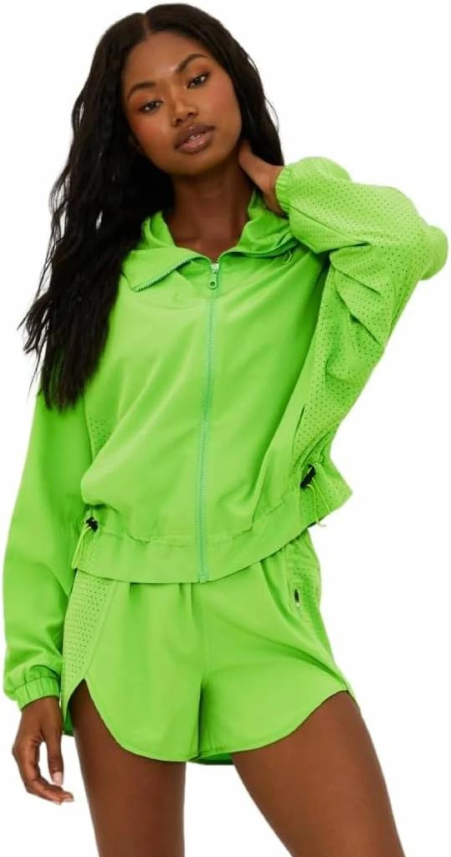 Beach Riot Women's Casen Jacket - Lightweight Water-Resistant Windbreaker for Outdoor Activities