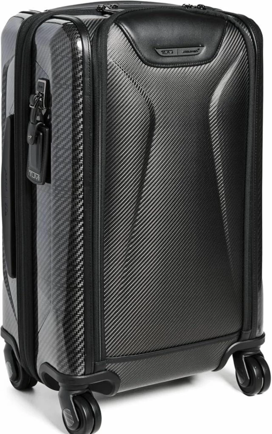 TUMI Aero International Expandable 4-Wheel Carry-On Luggage - Carbon Black Travel Suitcase, One Size