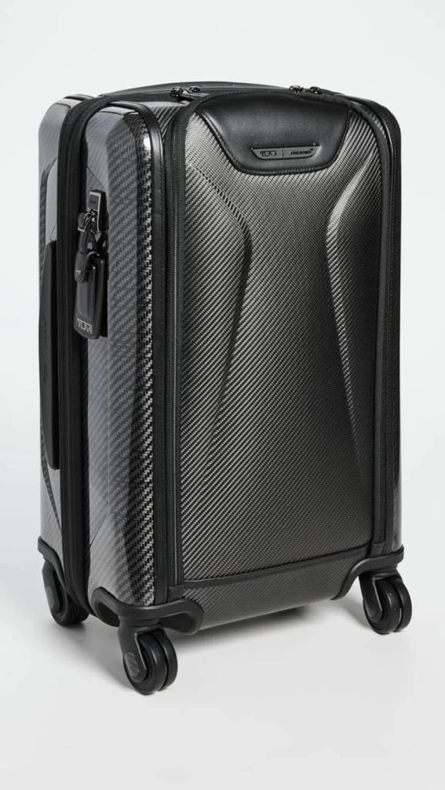 TUMI Aero International Expandable 4-Wheel Carry-On Luggage - Carbon Black Travel Suitcase, One Size