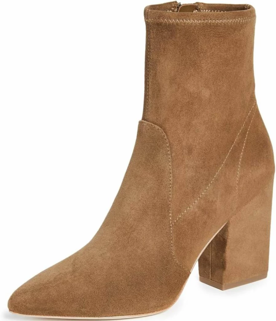 Loeffler Randall Women's Isla Slim Ankle Booties - Stylish Leather Ankle Boots for Women