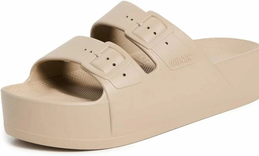 Freedom Moses Women's High Platform Sandals - Comfortable Slide Sandals for Summer