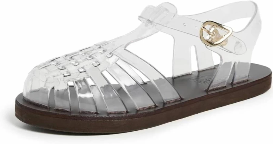 Ancient Greek Sandals Women's Homeria Jelly Summer Slide Sandals