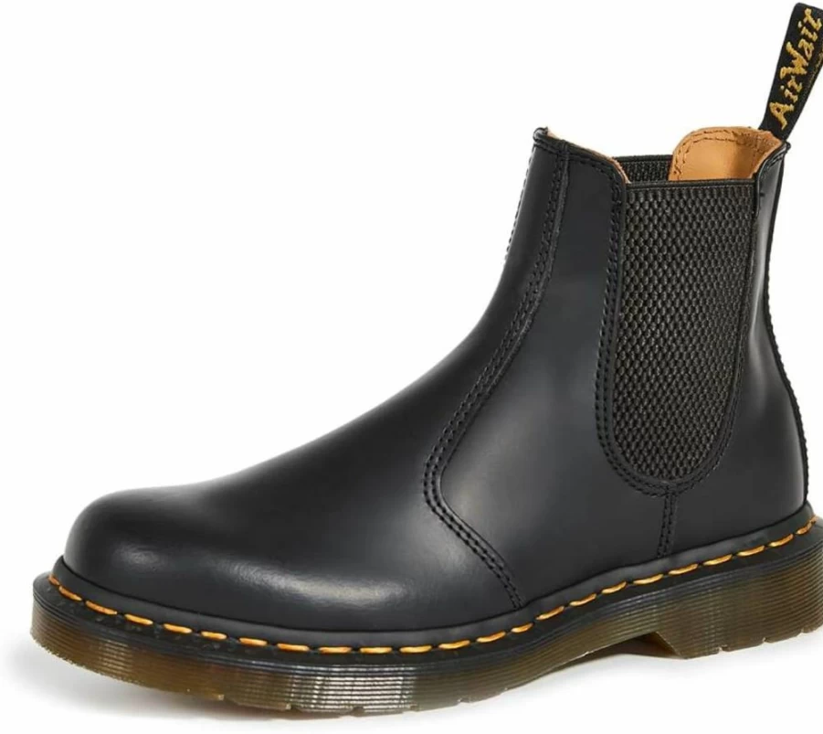 Dr. Martens Unisex 2976 Chelsea Boots - Classic Leather Ankle Boots for Men & Women