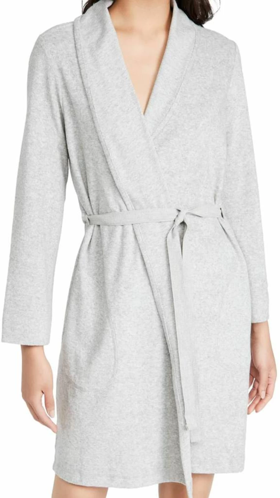 SKIN Women's French Terry Robe - Soft Micro Terry Cloth Bathrobe for Women
