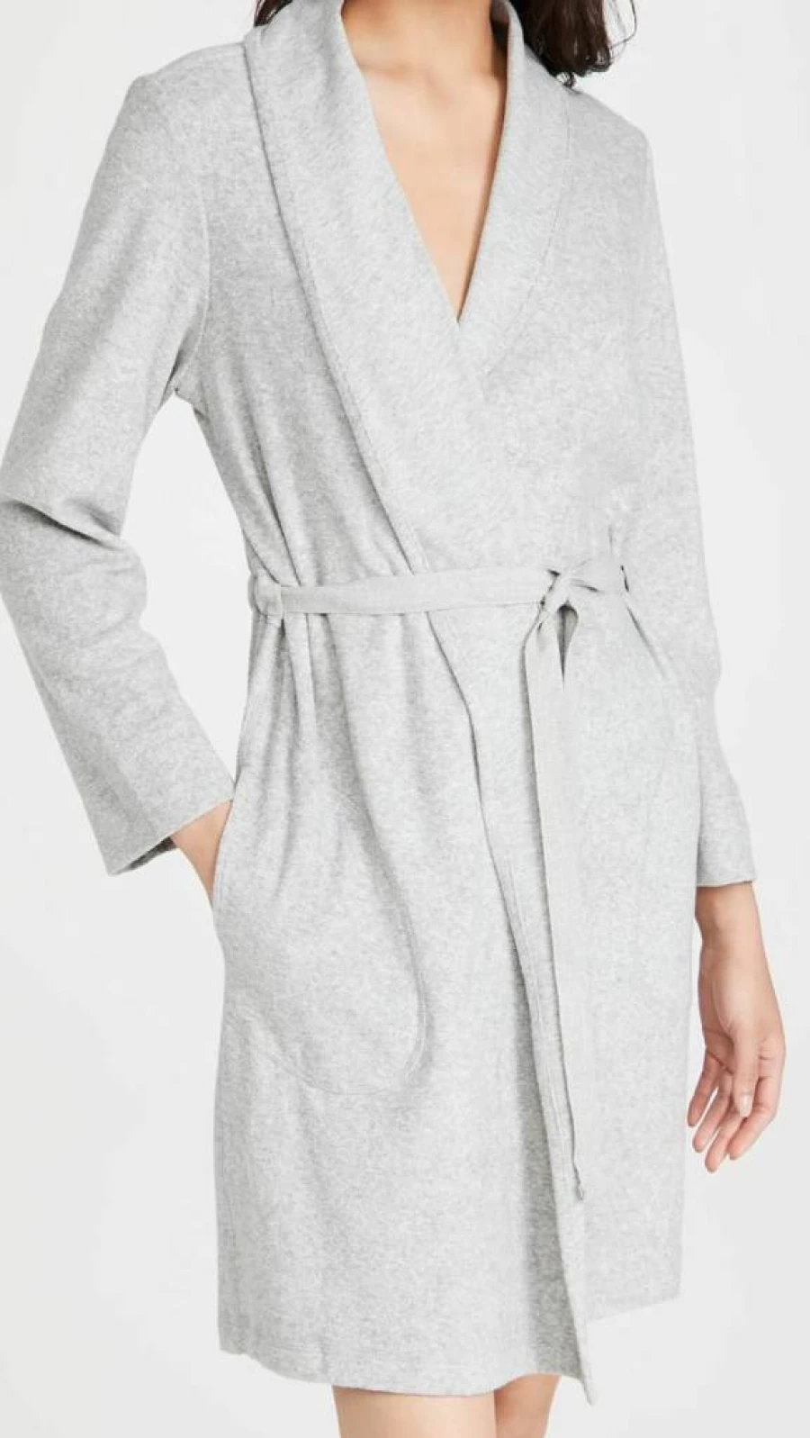 SKIN Women's French Terry Robe - Soft Micro Terry Cloth Bathrobe for Women