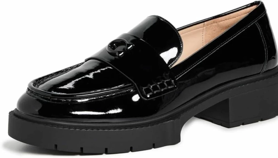 Levi's Women's Leah Patent Leather Loafers - Shiny Comfortable Slip-On Shoes for Women