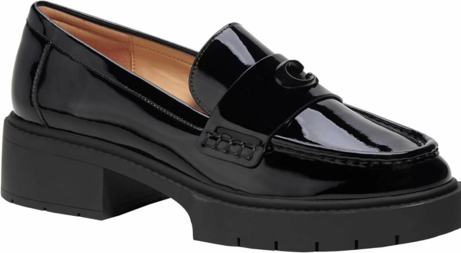 Levi's Women's Leah Patent Leather Loafers - Shiny Comfortable Slip-On Shoes for Women