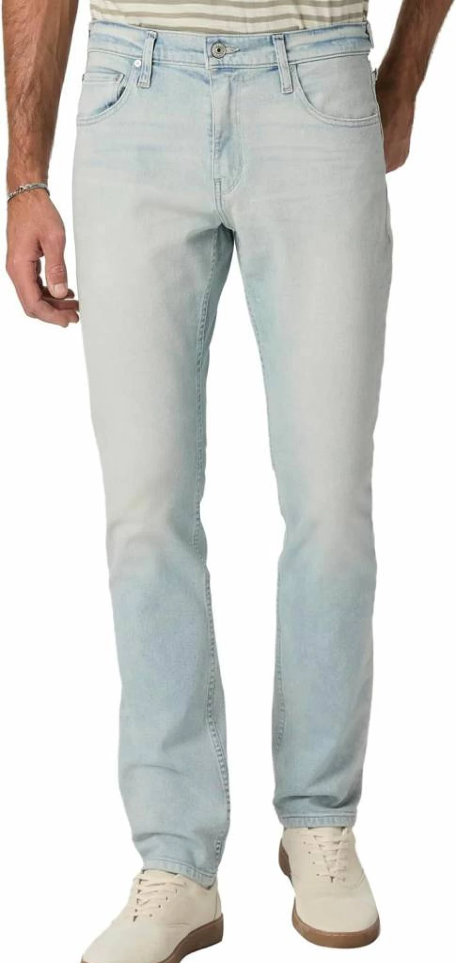PAIGE Men's Federal Transcend Slim Straight Fit Jeans - Premium Denim Pants