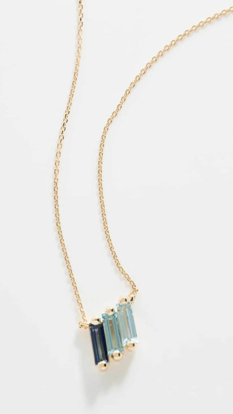 Suzanne Kalan 14K Yellow Gold Zigzag Bar Necklace for Women