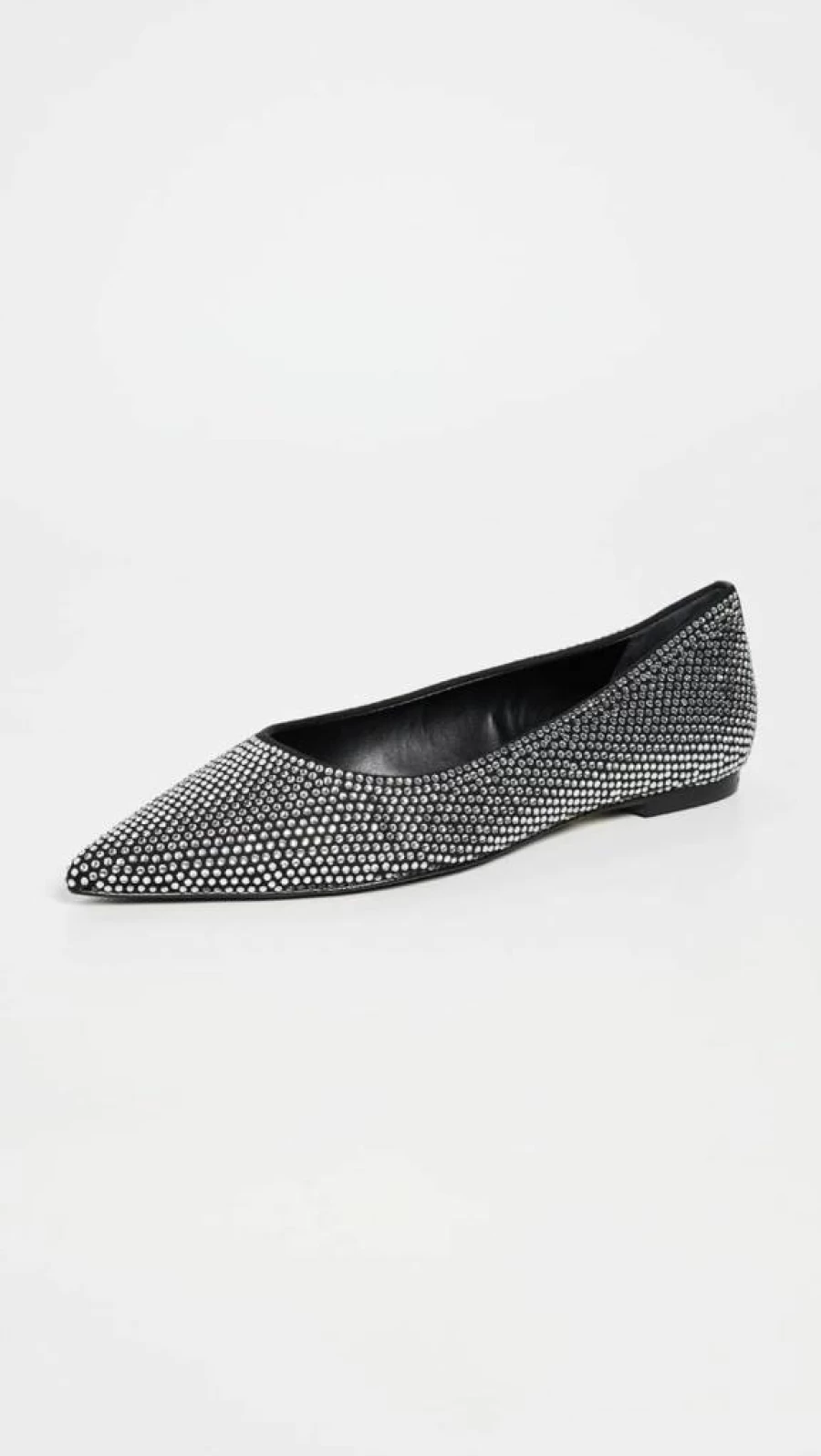 SCHUTZ Lyla Women's Flats with Half Bow Detail - Elegant Comfortable Slip-On Shoes