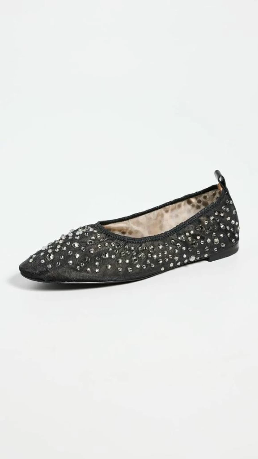 Tory Burch Women's Eddie 2.0 Crystal-Embellished Ballet Flats | Elegant Comfort & Style