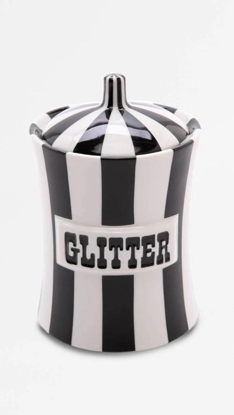 Jonathan Adler Glitter Canister - Decorative Glittery Storage Jar for Home & Kitchen